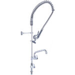 Esihuuhtelusuihkuyksikkö heilurihanalla Kannen kiinnitys Yksi liitäntä Korkeus 1000mm Ruostumaton teräs | Adexa EQ2803A12