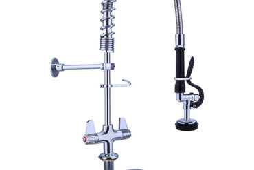 Esihuuhtelusuutin Yksikkö Kannelle asennettava Kaksinkertainen tulo Korkeus 600 mm Ruostumaton teräs | Adexa EQ7801A