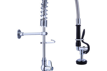 Esihuuhtelusuihkuyksikkö Kannelleen asennettava Yksi tuloliitäntä Korkeus 600 mm Ruostumaton teräs | Adexa EQ7803A