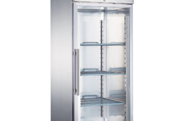 685lt Kaupallinen Jääkaappi Ruostumaton Teräs Pystysuora Kaappi Yksi lasiovi GN2/1 Tuulettuva jäähdytys | Adexa R650VGLASS