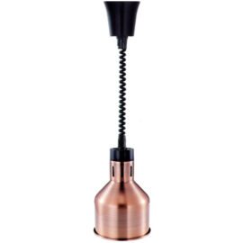 Premium ylös- ja alaspäin säädettävä kupulämpölamppu pronssi ⌀175mm | Adexa FLB01B