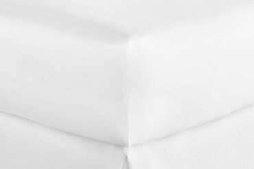 Eksklusiivinen Joustolakana 90x200cm 100% Puuvillaa 300TC Valkoinen | Siexa FS902001