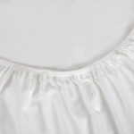 Eksklusiivinen Joustolakana 90x200cm 100% Puuvillaa 300TC Valkoinen | Siexa FS902001 - Image 3