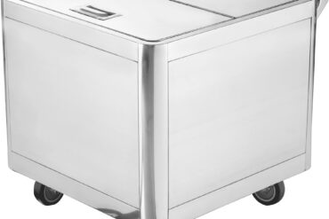 Ainesosavaunu ja jauhosäiliö, ruostumaton teräs 600x600x600mm | Adexa FT6060S