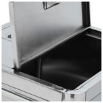 Ainesosavaunu ja jauhosäiliö, ruostumaton teräs 600x600x600mm | Adexa FT6060S - Image 5