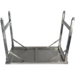 Taittuva ruostumattomasta teräksestä valmistettu työpöytä 1800x600x850 mm | Adexa FW41876150 - Image 4