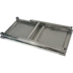 Taittuva ruostumattomasta teräksestä valmistettu työpöytä 1800x600x850 mm | Adexa FW41876150 - Image 6