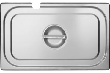 Ruostumattomasta teräksestä valmistettu Gastronorm-astia Kansilovi GN1/1 | Adexa 811LN