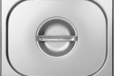 Ruostumaton teräs Gastronorm-astiakansi kauhan kololla GN 1/2 | Adexa 812LN