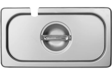 Ruostumattoman teräksen Gastronorm-astian kansi kauhan aukolla GN1/3 | Adexa 813LN