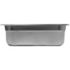 Ruostumaton teräs Gastronorm-astia GN 1/3 Syvyys 100 mm | Adexa E8013100-8134
