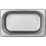 Ruostumattoman teräksen Gastronorm-astia GN1/4 Syvyys 150mm | Adexa E8014150-8146 - Image 2