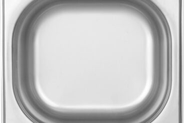 Ruostumaton teräs Gastronorm-vuoka GN1/6 Syvyys 150 mm | Adexa E8016150-8166