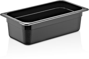 Polykarbonaatti Gastronorm-astia GN1/3 Syvyys 100 mm Musta | Adexa PB8134