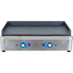 Ammattikäyttöön tarkoitettu sähkögrilli, 2 vyöhykettä, 4,6 kW, uritettu valurautalevy | Adexa GP7050EW - Image 5