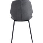 Side Dining Chair PU-nahkaistuin Vaaleanharmaa | Adexa GSYH003LG - Image 6