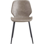 Sivuruokailutuoli PU-nahkainen istuin Luonnollinen | Adexa GSYH003N - Image 2