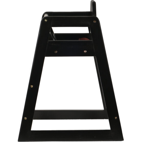 Ravintolan Puinen Syöttötuoli Musta | Adexa GS6003BLACK - Image 4