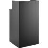 Jäteastian kaappikotelo, jossa pudotusaukko ja tarjotinhylly 625x605x1210mm Musta | Adexa GSLJ0003 - Image 4