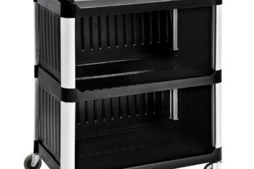 Ammattimainen Kaappipalvelu-/Siivousvaunu Monikäyttöinen 3-tasoinen 1020x500x960mm | Adexa GX032DM