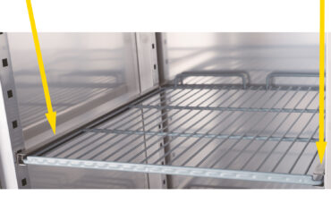 Oppaiden Pari (Oikea & Vasemman puoleinen) Adexa-salaattilaitteille, joiden syvyys on 700 mm