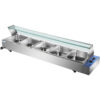 Kaupallinen Bain Marie lasikantisella aivastuskaiteella 5xGN1/2 | Adexa HBM25 - Image 5