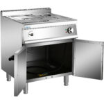 Kaupallinen Sähköinen Bain Marie Kaapilla 1xGN1/1 + 2xGN1/2 5kW 700mm Syvyys | Adexa HEB709A - Image 3