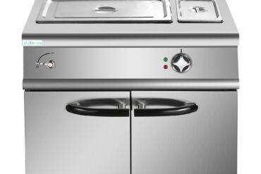 Kaupallinen sähköbain-marie kaapilla 2xGN1/1 + 2xGN1/3 6kW 900mm syvyys | Adexa HEB909A