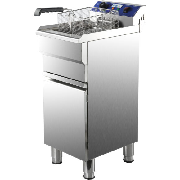 Kaupallinen friteerauskeitin, yksi sähköinen, 16 litraa, 5 kW, vapaasti seisova | Adexa HEF161C