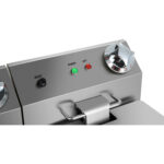 Kaupallinen Sähköinen Friteerauskeitin 2x8 litraa 7,5 kW Työtasomalli 400V | Adexa HEF608 - Image 3