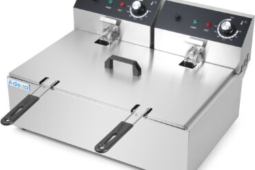 Kaupallinen Paistokone Yksittäinen Sähköinen 12 litraa 5 kW Työtasomalli | Adexa HEF83A