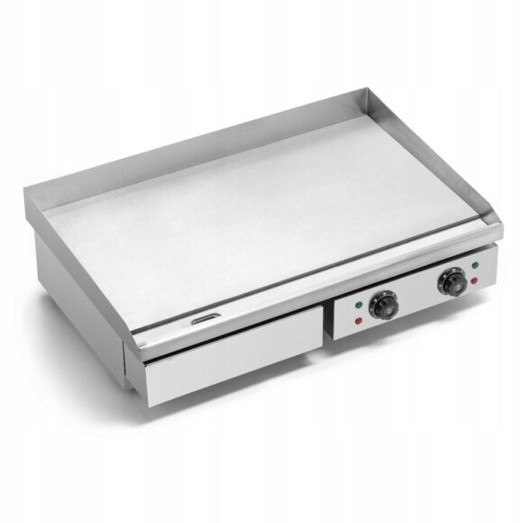 Kaupallinen paistolevy sileä 730x470x240mm 4.4kW sähköinen | Adexa HEG820