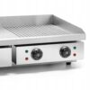 Kaupallinen Tasogrilli Sileä/Rihlattu 730x470x240mm 4,4kW Sähkö | Adexa HEG822 - Image 2