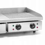 B-LUOKAN Ammattikäyttöinen Paistopinta Sileä/Urainen 730x470x240mm 4.4kW Sähkö | Adexa HEG822 B-LUOKAN - Image 2