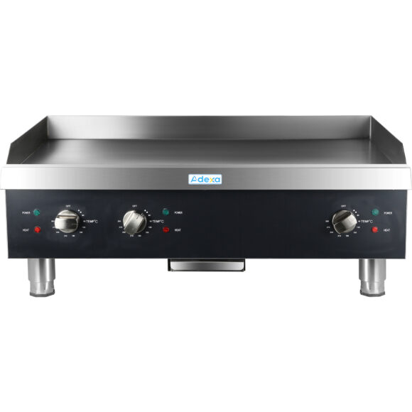 Kaupallinen Tasainen Paistolevy 915x620x360mm 12kW Sähköinen | Adexa HEG836