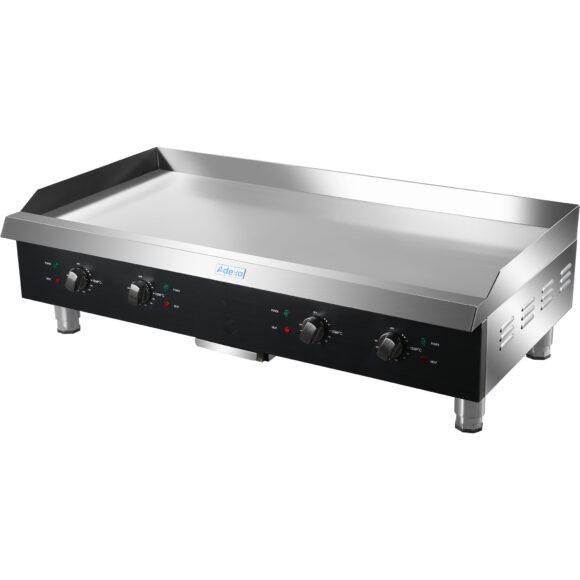 Kaupallinen tasapintainen paistolevy 1215x620x360mm 16kW sähkö | Adexa HEG848