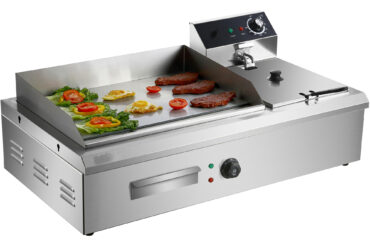 Kaupallinen Parila & Paistokombo 760x630x460mm 2.8+3kW Sähköinen | Adexa HEG908