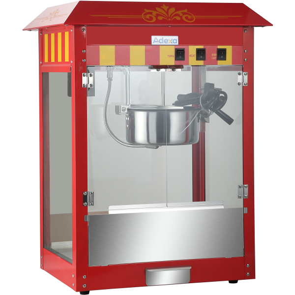 Ammattilaispöytäpopcornkone 1,44 kW | Adexa HP6B