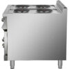 Kaupallinen Sähköhella 4 Polttimolla ja Sähköuuni 10,4 kW+4,8 kW | Adexa HRQ912A - Image 5