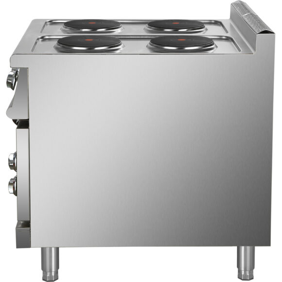 Kaupallinen Sähköhella 4 Polttimolla ja Sähköuuni 10,4 kW+4,8 kW | Adexa HRQ912A - Image 5