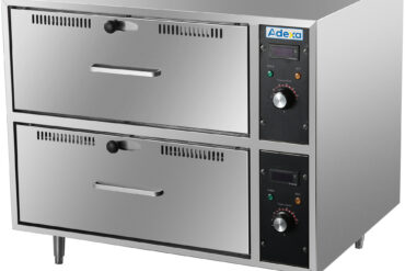 Kaupallinen ruoanlämmitin 2 laatikkoa 2kW | Adexa HW82