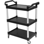 Ammattimainen keskikokoinen monikäyttövaunu 3-tasoinen 790x420x940mm | Adexa HZMCC502 - Image 4