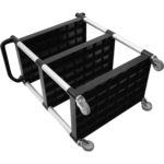 Ammattimainen keskikokoinen monikäyttövaunu 3-tasoinen 790x420x940mm | Adexa HZMCC502 - Image 6