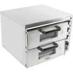 Sähköinen pizzauuni 2 kammiolla 410x420mm | Adexa MLP2ST