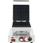 Kaupallinen vohvelirauta Yksi neliö belgialainen | Adexa MLP801B - Image 3