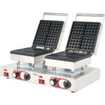 Kaupallinen vohvelirauta Kaksinkertainen nelikulmainen belgialainen | Adexa MLP801B2