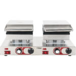 Kaupallinen vohvelirauta Kaksinkertainen nelikulmainen belgialainen | Adexa MLP801B2 - Image 5