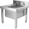 Siivousmopin allas & altaan ruostumaton teräs 500x500x550mm | Adexa MS5050
