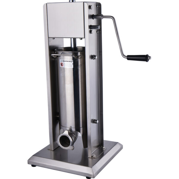 Kaupallinen 3 litran ruostumattomasta teräksestä valmistettu pystysuora makkarapursotin | Adexa MX022V3L