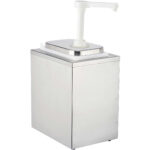 Kaupallinen mauste/kastikepumppuannostelija 1x2 litraa, ruostumaton teräs | Adexa NHP001